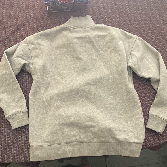 2/$20 Calvin Klein 3/4 Zip Grey Sweatshirt - Picture 9 of 9